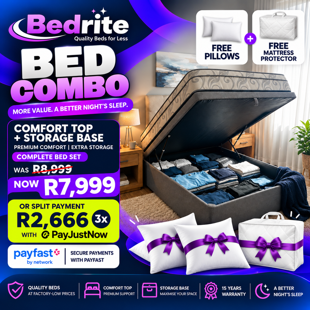 Comfort Top & Storage Base COMBO