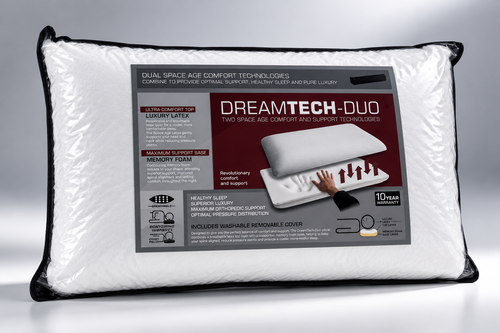 1x Dreamtech Duo Memory & Firm Pillow