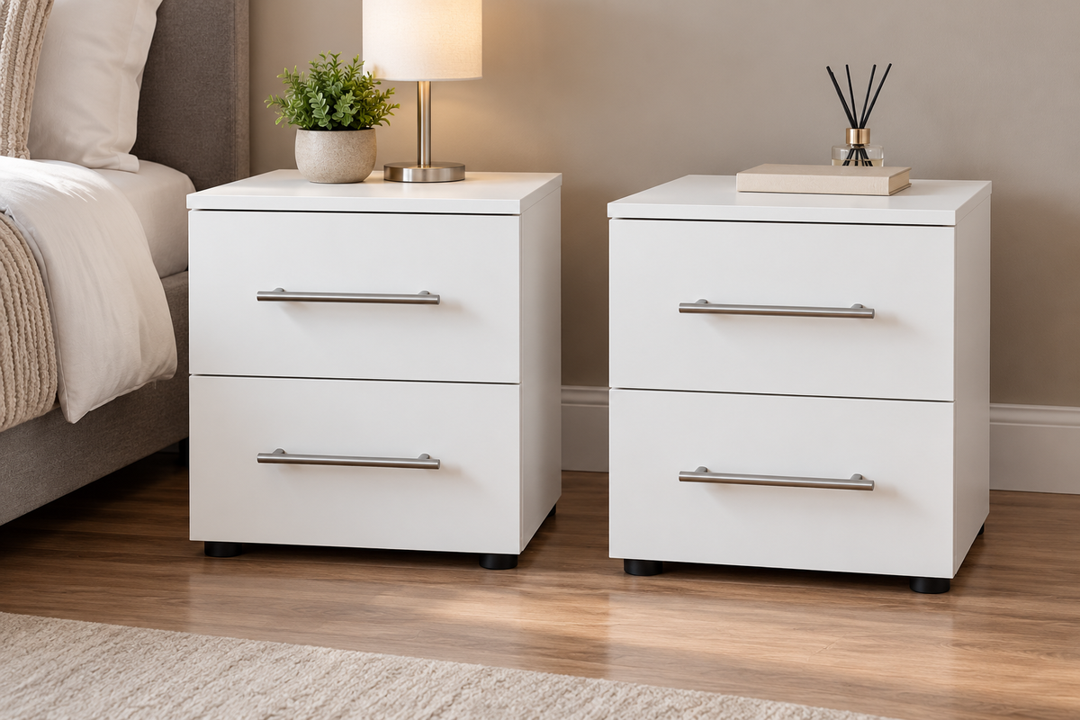 Twin Bedside Pedestals