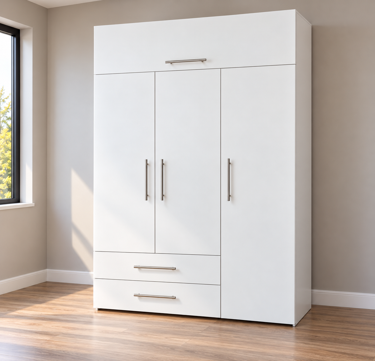 Grand 3 Door Flap Wardrobe