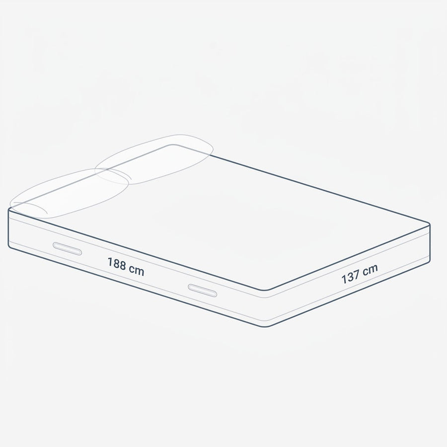 Double bed size